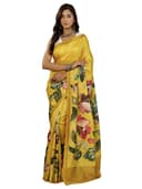 Libas Printed Silk Blend Saree for Women With Unstitched Blouse Piece | Traditional Saree for Festive & Wedding 1