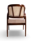 Handcrafted Rattan Accent Arm Chair for Home Â– Comfortable Cane Wood Chair for Living Room, Bedroom, Dining Room, Restaurant & Cafe Chair | Natural Finish 5