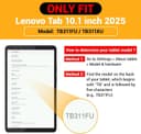 TGK 360 Rotatable Flip Cover Case for Lenovo Tab 10.1 inch 2025 TB-311FU TB-311XU (Black) 2