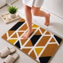 Roseate Mosaic Super Soft (40x60 cm) Microfibre 2000 GSM Bath Mat Super Absorbent Anti-Skid Door Mats for Home/Bathroom Mat/Bedroom/Kitchen/Floor Mat (Beige) Pack of 1 4