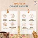 Organic Wisdom-Back to Roots Quinoa Jowar Macaroni, 180 g | Millet Pasta | No Maida | No MSG | No Refined Oil | High Protein & Fiber 5