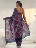 Libas Printed Cotton Saree for Women With Unstitched Blouse Piece | Daily & Casual Wear 4