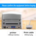 Madhabi 5M Parallel Printer Cable, DB25 Male to Centronics 36 Pin IEEE-1284 Connector, LPT Printer Cable for Dot Matrix, Legacy Inkjet and Laser Printers, White 4