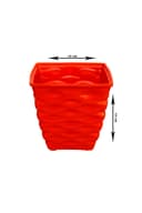 GARDENS NEED 110003 Plastic Diamond Pot Set (Multicolored, 5-Pieces) 3