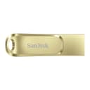 SANDISK Mobile Pen Drive Luxe 256GB, USB Type A & USB C Connector, Up to 400MB/s R, Gold 3