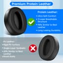 Sounce Replacement Ear Pads Cushions Compatible with Sennheiser HD 4.50BT, HD 4.50BTNC, HD 4.50SE, HD 4.40BT, HD 4.30G, HD 458BT, HD 450BT, HD 400S, HD 350BT, HD 4.20S Over (1 Pair) 3