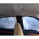KINGSWAY Car Window Curtain Sticky Sun Shades Compatible with Tata Indigo, (Year 2002-2009), Universal Fit Sunshades for Side Window, Rear Window, Black Color, 4 Pieces 2