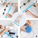 amazon basics Vacuum Compression Storage Bags with Hand Pump - Large, 5-Pack, Plastic 4