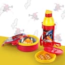 CELLO Tiffy Spiderman Gift Set Insulated Lunch Box & Water Bottle for Kids | Tiffin Box 460 ml, Water Bottle 400 ml, Red & Yellow | Leak Proof | Easy to Clean | Ideal for School, Picnic 3