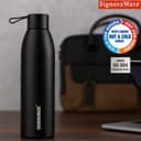 SignoraWare Laguna Vacuum ISI Certified Stainless Steel Bottle | Airtight & Leakproof | Retain Freshness For Hours | Ergonomic Design | Ideal for School, Office, Gym Or Outdoors (700ml | Black) 3