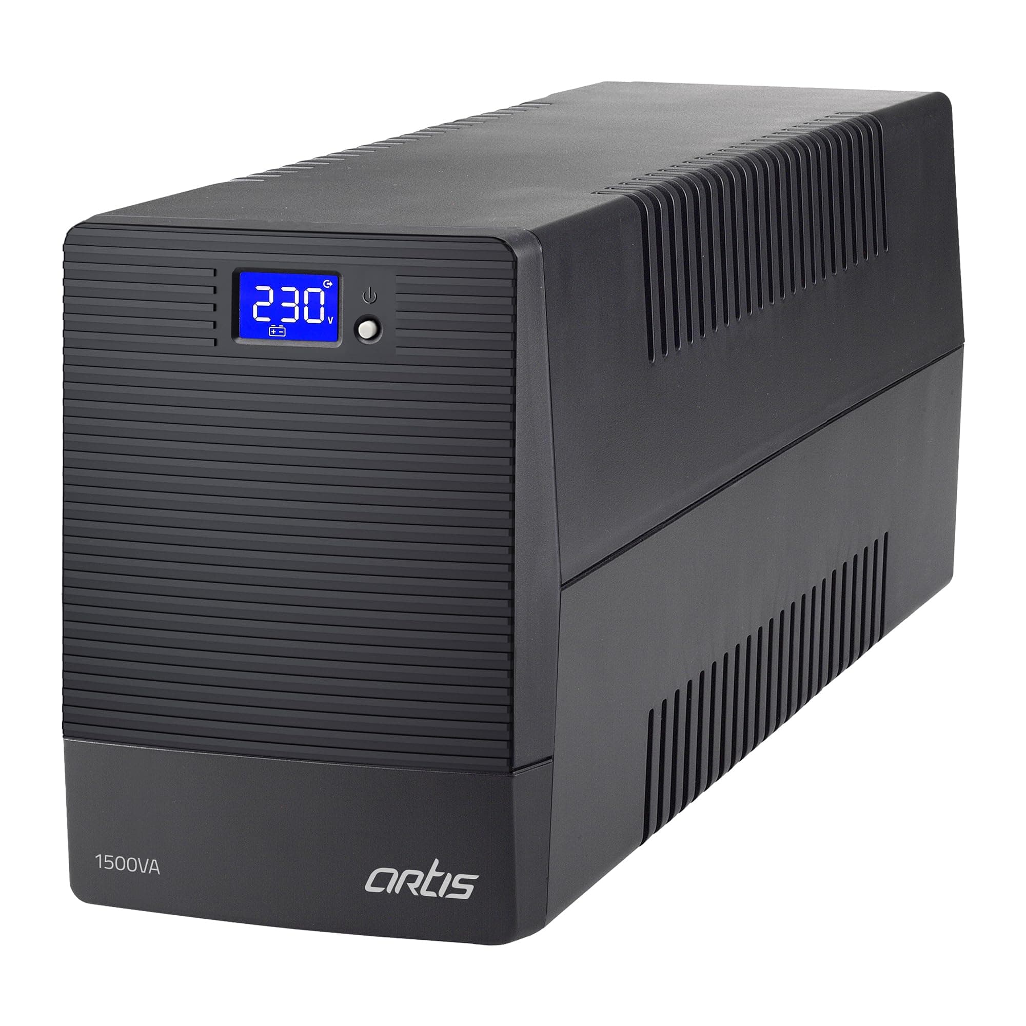Artis Powersafe 1500VA LCD Line Interactive UPS for Personal Computers, Desktop PCs, Laptops, Routers, Networking Devices and Gaming Consoles