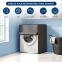 Robustt Front Load Fully Automatic Washing Machine Cover for 8 Kg, 8.5 Kg, 9 Kg, 9.5 (Grey) | Waterproof & Dustproof Polyester Fabric with Zipper | Protection Cover | 63 x 63 x 93 cms 2