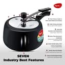 Pigeon by Stovekraft Hard Anodised Aluminium Inner Lid Cooker - 3 Litre with Induction Base, Silver, medium (14547) 3