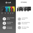 Cult Resistance Bands Set of 11 with Handles, Door Anchor, Ankle Straps & Carry Bag – Heavy Duty Toning Tubes for Full Body Workout, Strength Training, Home Gym & Fitness (Up to 45kg Resistance) 5