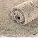 LUXE HOME INTERNATIONAL Microfiber Rectangular Home Bath Mat Super Soft Non Slip Vegas Mats for Bathroom, Kitchen, Bedroom, and Door (40X60 Cm, Beige) Pack of 2 3