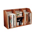Dime Store Book Shelf, Bookshelf for Office Desk, Wooden Book Shelf Home Decor, Space Saving Bookshelf (Wood Accent) 2