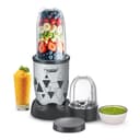 Prestige Iris Nutri-Mix 350W Mixer Grinder with 2 Multipurpose Jars|Compact Design|Dual Safety Inter-Lock System|Extra Lids for Storage|Back & Grey 1