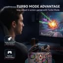 Amazon Basics Pro Series Gamepad with Bluetooth and RGB | 2.4GHz & Wired Modes | Dual Vibration | 6-Axis Gyroscope | Compatible with Switch | Android | PS3 | Windows | Type-C Charging | Black 3
