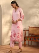 Libas Printed Linen Straight Kurta Set For Women | daily wear suit 2