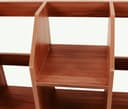 Dime Store Book Shelf, Bookshelf for Office Desk, Wooden Book Shelf Home Decor, Space Saving Bookshelf (Wood Accent) 5