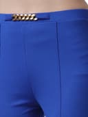 POPWINGS Solid Full-Length Polyester Regular-Fit Trouser Pants for Women for Casual and Semi Formal Wear 5