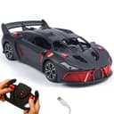 Lifelong Rechargeable Remote Control Car for Kids|2.4GHz, LED Headlights, Up to 90 to 120 min Non-Stop Play Time, 125ft Remote Range, Type-C Charging, Anti-Skid Tyres, BIS Certified, USB Cable (Black) 1