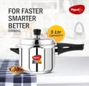 Pigeon by Stovekraft Inox Stainless Steel pressure cooker 5 litre|Induction and Gas Stove Compatible 2