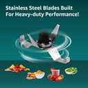 Havells Pulse 500 Watt Mixer Grinder|3 Stainless Steel Leak-Resistant Jars (400ml, 800ml, 1.2L)|3 Speed Control|Heavy-Duty ABS Body|Durable SS Blades|Air Vent Technology |1 Year Product Warranty|Black 5