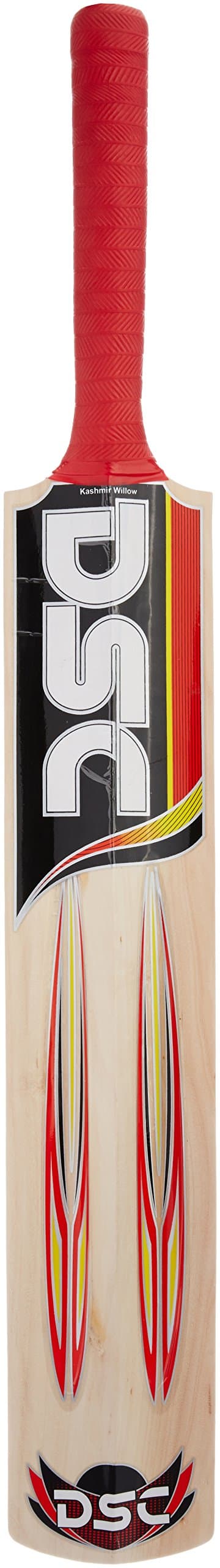 DSC Fire Kashmir Willow Cricket Bat ( Size: Short Handle, Ball_ type : Tennis Ball, Playing Style : All-Round )