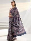 Libas Printed Cotton Saree for Women With Unstitched Blouse Piece | Daily & Casual Wear 3