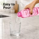 Nayasa Revello 1000 ML Pet Plastic Fridge Water Bottles Set of 6 | BPA Free | Leak Proof | Airtight Lid | Pink 5
