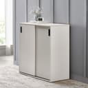 Home Centre | Helios Madison 2-Door Book Cabinet | Engineered Wood | White | 1 Year Warranty 1