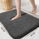 MAXOSHINE Microfiber Bathroom Mat Anti Skid-Highly Absorbent Super Soft Door Mats for Home Kitchen Living Room-2000 GSM Floor Mat 2