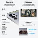 Samsung Galaxy S25 Ultra 5G AI Smartphone (Titanium Silverblue, 12GB RAM, 256GB Storage), 200MP Camera, 5000mAh Ultra Long Battery, QHD+ Dynamic AMOLED 2X, Galaxy AI, Knox Security, S Pen Included 5