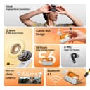 realme Buds T500 Pro TWS Earbuds with 12.4mm Drivers, Upto 50dB ANC,3D Spatial Audio, 56H Playtime, AI ENC, IP55 Rating, and 45ms Low Latency BT 6.1 (Orange Mint) 5
