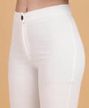 POPWINGS Self-Designed Solid Formal Trouser for Women | Office Wear Trouser for Women | Casual Stylish Trouser for Women | Straight Fit Trouser for Women 5