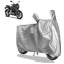 Sulfar Bike Cover for Bajaj Pulsar F250 (2026 Relaunch) (Sports Semi-Faired) | Waterproof, Dustproof & UV Protected | All Weather Two Wheeler Cover (Silver) New 2026 Variants 1