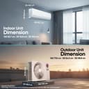 LG 1 Ton 5 Star, New star rated, Smart Inverter Split AC (Copper, AI Convertible 6-in-1 Cooling, Faster Cooling & Energy Saving, HD Filter with Anti-Virus Protection, Him Clean, AS-Q14YNZE, White) 4