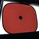 KINGSWAY Car Window Curtain Sticky Sun Shades Compatible with Hyundai Santa Fe, (Year 2017-2020), Universal Fit Sunshades for Side Window, Rear Window, Red Color, 4 Pieces 3
