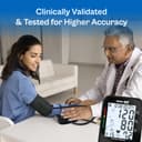 Tata 1mg Clinically Validated Blood Pressure Monitor| Gold Plated Microcontroller for High Precision| Arm Movement Detection Technology| Dual Power Option - USB Type C & AA Battery, Black 3