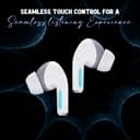 Kratos Pop Ear Buds Wireless with 60H Playtime, Noise Isolation & Clear Calls, Bluetooth Earbuds with Voice Assistant, Ear Buds with Bluetooth V 5.3 & with Type C Fast Charging, IPX4 TWS Earphones 5