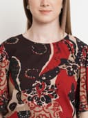 POPWINGS Women Casual Grey Floral Printed Regular Women Top 4