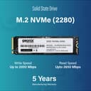 GEONIX 512GB M.2 NVMe SSD, 2280 SATA III (6Gb/s), Read Speed – Up to 2650 Mbps, Write Speed – Up to 2000 Mbps, Internal Solid State Drive(SSD), (5years Warranty) 4