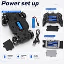 Lifelong F1 RC Car for Kids | 1:14 Scale, 4x4 Wheel Drift Car with Hand Sensor Control | Stunt Car with Smoke, Lights, Racing Sounds, 360° Spin | USB Rechargeable Remote Control Toy for Kids 3–12 Yrs 5