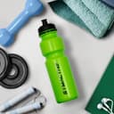 Amazon Brand - Symactive Leakproof Unbreakable Squeezable Sports Sipper Water Bottle with Push/Pull Cap | Anti-Slip Grip | LDPE Material | BPA-Free | 800 ml | Green 2