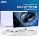 GEONIX 24 Inch IPS Computer Monitor Full HD 1920x 1080 Monitor, 3000:1 Contrast Ratio Frameless Display, 75Hz Refresh Rate, HDMI and VGA, 16.7 Million Colors PC Screen, 3 Years Warranty (White) 5