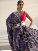 Libas Printed Cotton Saree for Women With Unstitched Blouse Piece | Daily & Casual Wear 5