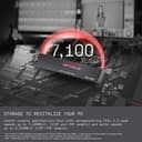SANDISK Optimus™ 5100 NVMe™ SSD, 500GB, Upto 6600MB/s R, 5600MB/s W, 5Y Warranty, PCIe Gen 4 NVMe M.2 (2280), Gaming Storage, Internal Solid State Drive (SDSP51500GAN-000E0) 2