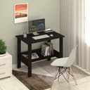 Callas Engineered Wood Computer Desk with Shelf – Modern Laptop Study Table for Home Office, Workstation & Writing Desk for Students and Professionals (ST-09-Black) 3