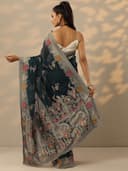 Libas Embellished Organza Saree for Women With Unstitched Blouse Piece | Traditional Saree for Party & Wedding 3